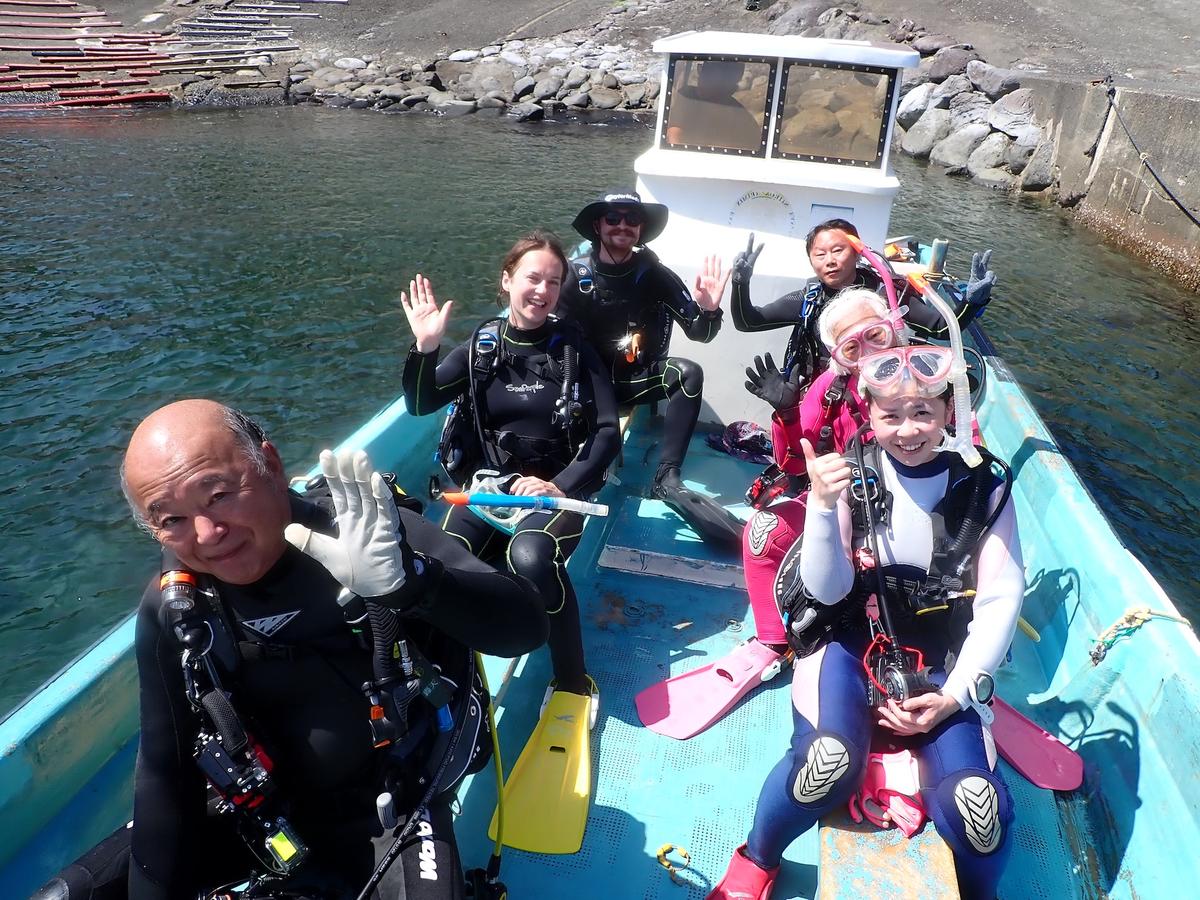 伊豆北川ボートダイビングツアー｜港から近くソフトコーラルが美しいポイント